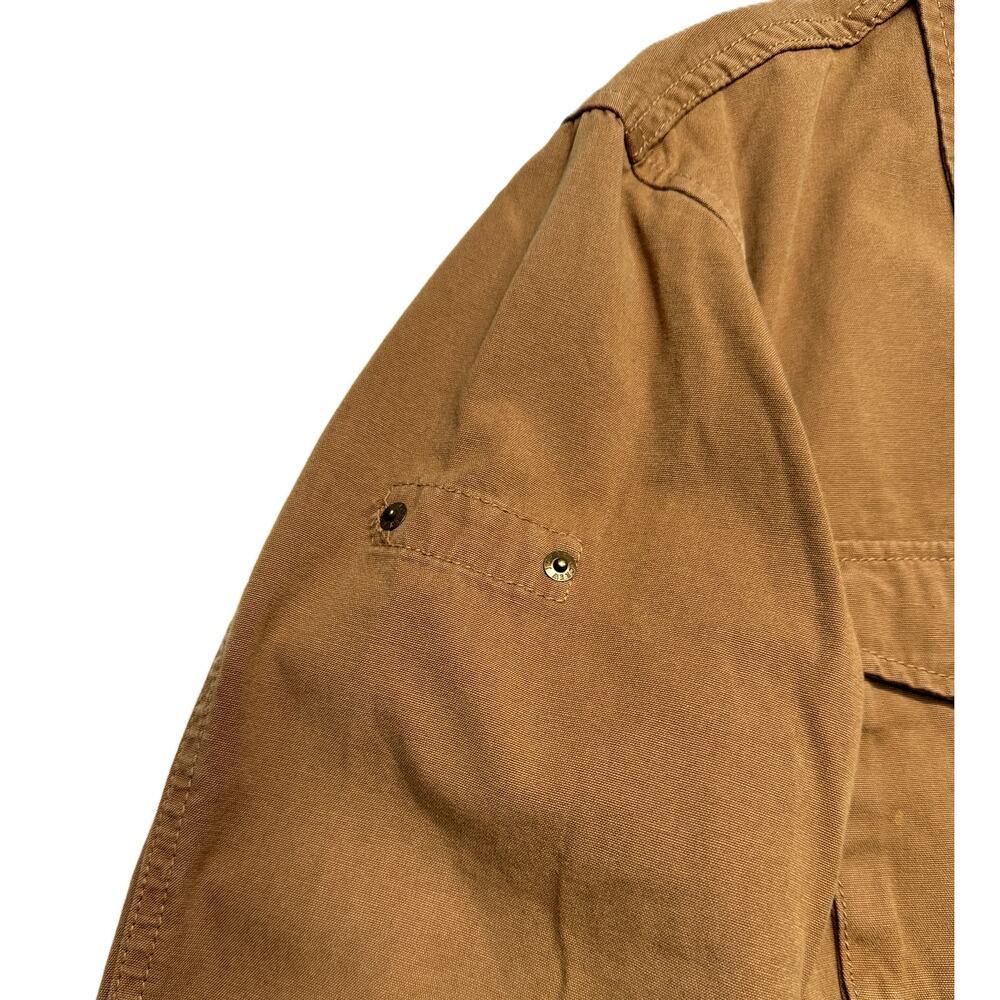 J CREW Brigadier Utility Jacket Coat Tan Khaki Military Field L - Picture 5 of 11
